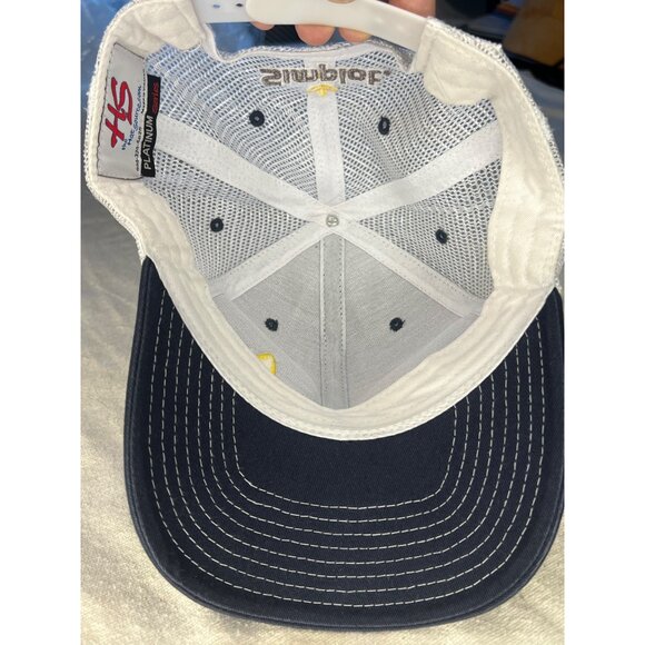 Simplot Snapback Mesh Back Trucker Blue/White One Size Platinum Series - Picture 6 of 7